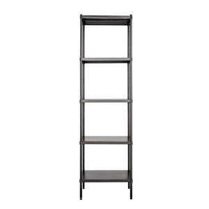 【Y HOUSE】60x35x210cm 5-layer hole-free iron plate storage rack rack iron rack - black paint