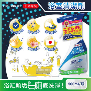 [日日好物]日本LION獅王-LOOK PLUS多用途免刷洗浴缸去鈣除垢消臭衛浴清潔噴霧500ml/瓶(多款可選)