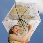 【boy】Sun Shade UV Protection Umbrella- Map of Africa, , large