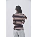 (S) joliesse高領棕色長袖上衣二手衣, , large