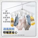 [夢巴黎]  不鏽鋼曬衣架 方形曬衣架  曬襪夾 多功能曬衣架 立體曬衣架 褲夾 衣夾 裙夾 曬衣架 晾衣架 曬衣夾 襪夾, , large