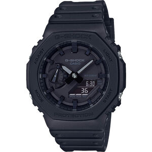 CASIO 卡西歐 G-SHOCK 街頭軍事系列 八角 電子錶-黑 GA-2100-1A1