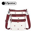 |快速出貨|Lesportsac 3-Zip Crossbody 三層拉鍊斜背包/ 莓果心刺繡, , large