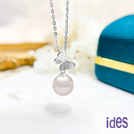 [ides愛蒂思] 日本設計AKOYA上乘系列正圓無瑕天然珍珠項鍊6-6.5mm/(福蝶), , large