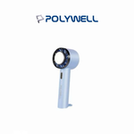 【Leo手機周邊專賣店】POLYWELL 手持冰敷風扇 / 掛勾款 / 藍色, , large
