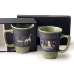 [豐名日本餐具] 4.0"馬克杯 神話 有田燒 / C04MG2-5, , large