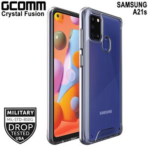 GCOMM 三星 A21s 晶透軍規防摔殼 Crystal Fusion