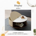 【Hampton 漢汀堡】喬麗石面旋轉茶几, , large