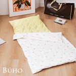 BUHO 台灣製 天然純棉透氣雙層紗兒童睡墊四季被三件組-(多款任選), , large