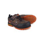 HANG TEN 鋼頭運動鞋防穿刺 工作鞋 安全鞋 防護鞋 魔鬼氈 透氣 吸濕 排汗 散熱 防砸 耐磨 止滑 咖桔 黑紅, , large