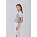 (S) yifan韓牌質感無袖灰色上衣二手衣, , large