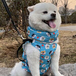 【寵愛生活本舖】寵物夏季可牽引式降溫冰肚兜+圍脖套裝 冰馬甲 寵物冰衣, , large