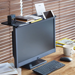 需預訂【KING JIM】液晶螢幕置物架 黑色 (DB-500), , large