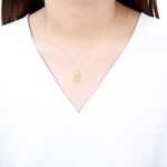 【Angel & Me】Cage and Bird s925 sterling silver 24k gold plated necklace gift, , large