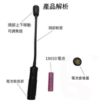 LED強力磁鐵工作燈+18650電池+充電線, , large