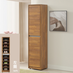 【Homelike】喜家居積層木色1.3尺玄關高鞋櫃-左開(2504)