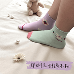 [凱美棉業] 12雙 隨機出色 純棉止滑童襪 粉嫩可愛款 兔兔童襪 卡通童襪 可愛襪 寶寶襪, , large