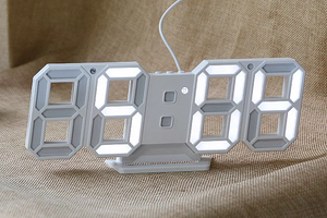 [寶旺旺] GW格成 多功能電子鐘 LED 可壁掛/擺飾 鬧鐘 夜間顯示 MA-854