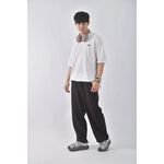 (L) 【范姜彥豐私服】adidas高腰男裝運動棉質直筒黑色長褲二手衣, , large