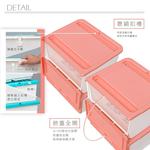 【Y HOUSE】Fully open storage box/storage box/organization box/plastic box-35L blue, , large