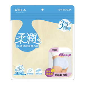 柔潤無痕中腰內褲-膚XL