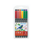 【SIMBALION 雄獅文具】彩艷筆12色組 / 盒 BP35/12, , large