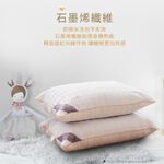 【吉梵尼 范侖鐵諾】台灣製造 石墨烯遠紅外線健康枕 石墨烯枕2入, , large