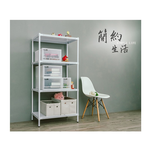 【Y HOUSE】75x45x180公分 沖孔板四層架 洞洞板層架 鐵架 -烤漆白, , large