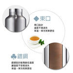 PERFECT 理想牌 極緻316不鏽鋼真空保溫杯保溫瓶 玫瑰金350cc-Leidea樂德兒, , large