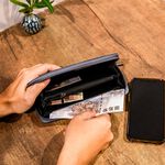 【MQ】Yamagata Fine Herringbone Zipper Long Clip, , large