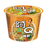 統一阿Q雞汁排骨桶麵107g, , large