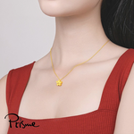 【Prisme Gold】黃金項鍊 花朵 鍊墜項鍊 (金重：約0.02錢±0.01), , large