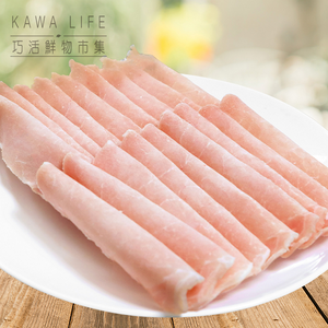 [KAWA巧活]能量豬 里肌火鍋片(200g)