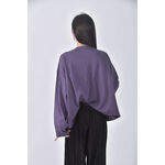(2XL) yoom韓牌寬鬆紫色長袖上衣二手衣, , large
