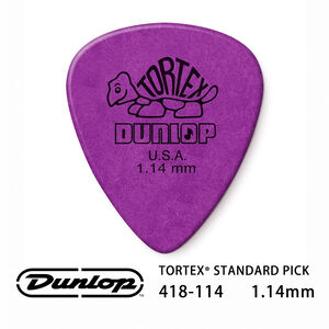 Jim Dunlop Tortex Standard 418R 1.14mm Pick (三片、十片組)【敦煌樂器】