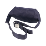 BURBERRY Talbot 白色方形標誌尼龍帆布腰包/胸口包(海軍藍), , large