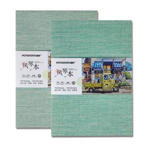 普思AP 【遵爵】全棉冊頁風琴本溪-細紋/中粗細紋-藍紋Z4921572C