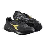 DIADORA迪亞多那 義大利進口 輕量運動慢跑鞋 女運動鞋 女鞋 EASY RUN 透氣 柔軟 輕盈 緩震 彈性 黑金, , large