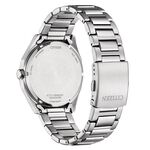 CITIZEN 星辰 光動能八角形經典大三針手錶 送禮推薦-銀x黑/41mm BM7600-81E, , large