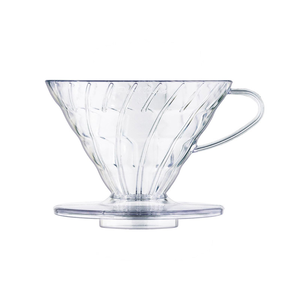 PEARL HORSE Cone Coffee Dripper for 1–4 Cups – Transparent, Durable Design – TA-P-V02-D