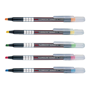 【Pentel 飛龍】螢光筆 1.0-3.5mm 12支 /打 S512 - 橘色
