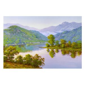 【御畫房】山青水秀 國家一級畫師手繪油畫60×90cm(VF-80)