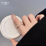 【Gulicc】古莉可 戒指 日韓V型珍珠鋯食指環, , large