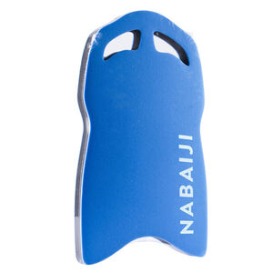 迪卡儂大型游泳浮板-藍色黑色