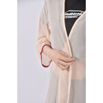 (L) 透紗杏色罩衫二手衣, , large