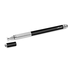 (2-Pack)[DP23 Jazz Black]eWish Professional Dual-Head Disc Capacitive Stylus Pen