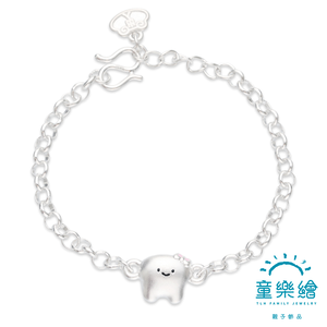【童樂繪金飾】兒童純銀手鍊 牙仙子 (彌月銀飾 滿月禮 寶寶足銀)