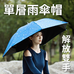 【Hands-Free Umbrella Hat】Rain & Sun Protection, Perfect for Outdoor Work, Cleaning, Construction Sites, Agriculture, Fishing, Travel, and Promotions. Sunshade Design for Convenient Outdoor Use