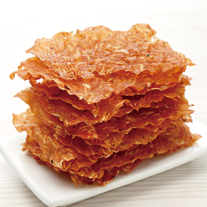 Crispy meat paper black pepper