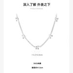 S925純銀甜美可愛小櫻桃鎖骨項鍊  -附馬卡收納盒 , , large